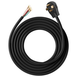 Cavo di alimentazione per asciugatrice da 10 piedi, 4 poli NEMA 14-30P, connettori a occhiello, 125V/250V SDRT 10AWG/4C 30A Pure Co 50ft AU - Product Image 1