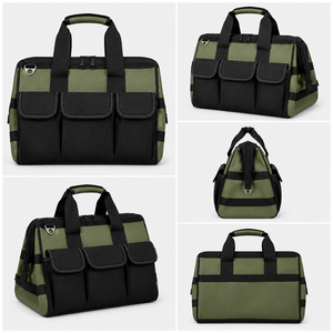 Bolsa de Herramientas Resistente |   Organizador de Herramientas Profesional para Electricistas y Mecánicos con Almacenamiento de Múltiples Bolsillos |   Gran Capacidad - Product Image 2