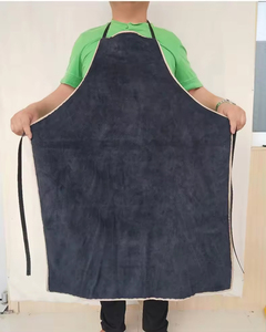 Delantal de Soldadura con Aislamiento Térmico, Delantales de Cuero Vacuno Resistentes al Fuego, Ropa de Seguridad para Soldadores, Precio al por Mayor - Product Image 2