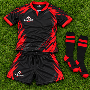 Wholesale <b>Rugby</b> Uniform Sets Custom Design Sublimation <b>Rugby</b> Jerseys and <b>Shorts</b> Breathable Polyester Team Sportswear for Clubs - Product Image 5