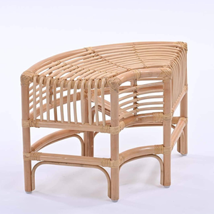 Handmade Natural Rattan <b>Stools</b> Step <b>Stool</b> for Living Room Bedroom Entryway Wholesale from Vietnam - Product Image 3
