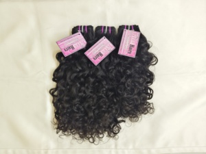 Cabello Rizado Natural del Sur de la India, Paquetes de Cabello Remy Virgen a Granel, Rizado Natural, 18 Pulgadas, Doble Trama a Máquina, Cabello Virgen de un Solo Donante - Product Image 3
