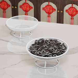 Panier à fruits décoratif en fil métallique jaune, support de rangement pour collations, présentoir moderne pour légumes sur comptoir, décoration de cuisine et de maison - Product Image 2