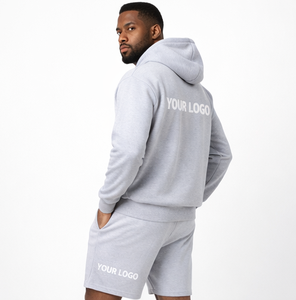 Conjunto de Sudadera con Capucha y Pantalones Cortos Personalizados con Logotipo, Conjunto de Dos Piezas, Sudadera con Capucha y Pantalones Cortos de Felpa Extra Grandes, 2026 - Product Image 2
