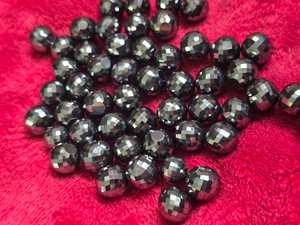 Perles de diamant Moissanite de 10 mm, 48 pièces, perles de diamant de qualité AAA, pour la fabrication de bijoux - Product Image 1