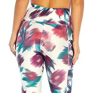 Pantalons de sport personnalisés, leggings de yoga à taille élastique avec évacuation de l'humidité, leggings de sublimation en gros - Product Image 6