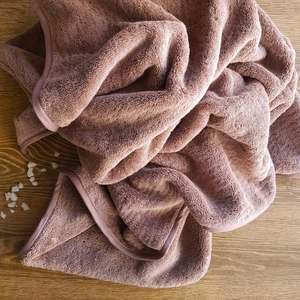 Serviettes de bain en coton égyptien Woodrose, épaisses, douces, en tissu éponge, qualité hôtel et spa, très absorbantes, séchage rapide, serviette de bain - Product Image 2