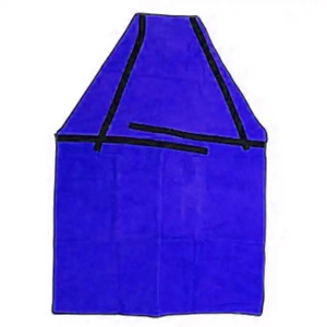 Durable Sleeveless Industrial Safety <b>Apron</b> Cowhide Split <b>Leather</b> Cotton Fire Prevention Insulated Stain Wear-Resistant Plain - Product Image 5