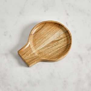 Support à cuillère rustique en bois massif fait main, support de cuillère de cuisine écologique, compatible lave-vaisselle, repose-ustensiles décoratif pour la maison - Product Image 4