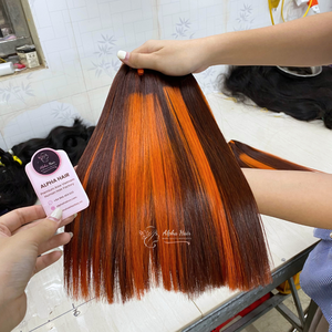 La plus haute qualité 12A Grade Super Double dessiné pleine dentelle perruque os droite Extensions de cheveux humains haut tendance couleurs donneur unique - Product Image 1