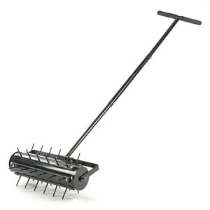 Aeratore Manuale per Prato da 17 Pollici con Manico a T, Attrezzo da Giardino per Aerare l'Erba - Product Image 1