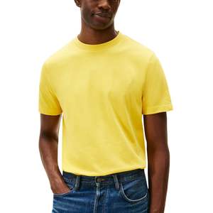 T-shirt Homme Personnalisé en Gros Qualité Luxe 100% Coton Coupe Oversize Col Rond Uni Personnalisable pour Homme - Product Image 3