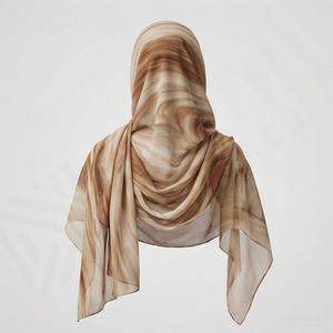 Hiyab de Chifón Estampado Estilo Bohemio, Pañuelo Largo de Verano con Protección Solar, Suave, Transpirable, de Primera Calidad, Elegante - Product Image 2