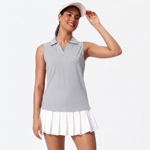Camisetas Deportivas de Secado Rápido de Alta Calidad para Mujer, Camisetas de Tenis, Golf, Deportes al Aire Libre, Camisetas sin Mangas de Bádminton, Camisetas Polo - Product Image 6