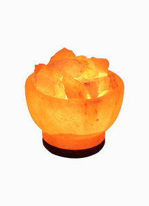 Lámpara de Sal del Himalaya de Alta Calidad 2026, Luz Nocturna en Forma de Bola, Piezas de Sal en Forma de Bola, Base de Madera Hecha a Mano, Artesanía Natural - Product Image 4