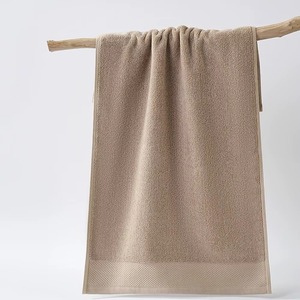 Serviettes de bain de luxe 100% coton écologiques, vente en gros à bas prix, grammage élevé, douces, lisses, séchage rapide, très absorbantes, couleur unie - Product Image 6