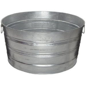 Maceta Ovalada Clásica de Metal Galvanizado, Decoración Rústica Vintage, Pequeños Recipientes Decorativos para Vino con Asas de Cuerda - Product Image 3