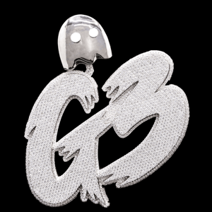 Pendentif personnalisé en moissanite sertie de pierres, avec chaîne cubaine, mouvement à quartz, boîtier octogonal en acier inoxydable, bracelet de 20 mm, cadran à chiffres romains - Product Image 1