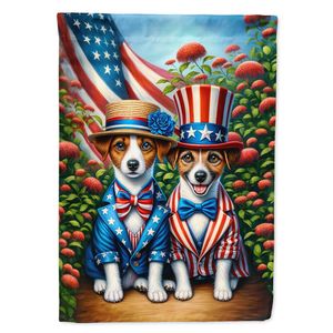 All American Jack Russell Terrier Multicolor Garden Flag Mailbox Bannière décorative pour patio Artwork Flower Beds Yard Size - Product Image 1