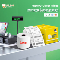 Rollo de Papel Térmico Evergreen (80 mm x 75 mm) 76x77 mm Pos 80x70 mm 80*78 80x80 mm 48 g/m²