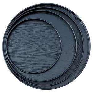 Prix exceptionnels, qualité excellente, plateau de service alimentaire en bois naturel de style japonais pour usage commercial, 30 cm, pour café matcha. - Product Image 1