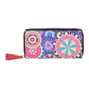 Direct Factory Supply DTF Digital Picture UV Printed Ladies Leather Clutch Wallets Credit Card Holders RFID Women Girl Purses - Product Image 1