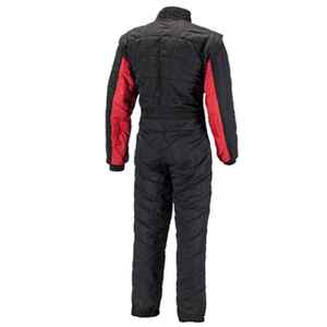 Combinaison de course ignifuge noire à manches longues pour homme, en polyester, une pièce, pour la moto et les sports automobiles, toutes saisons - Product Image 2