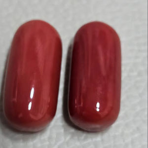 Coral rojo italiano de forma ovalada, piedra preciosa de alta calidad, piedra suelta para la fabricación de joyas y anillos. - Product Image 1