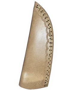 Cuchillo de Supervivencia y Caza de Acero de Damasco con Hoja Fija Tipo Drop Point, Mango de Madera Pakka Azul, Garantía de 3 Años, Personalizable - Product Image 4
