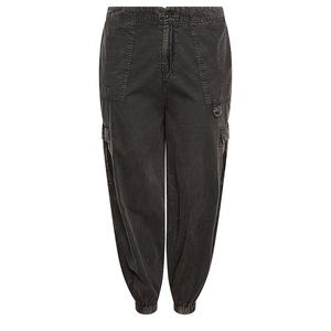 Pantalon cargo confortable pour femmes avec poignets élastiques en tissu respirant Impression de logo personnalisée disponible - Product Image 5