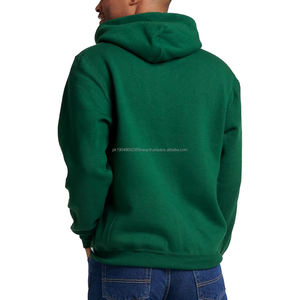 Sweat à capuche pour homme sur mesure, couleur unie, vêtement décontracté avec techniques de broderie et de teinture tie-dye pour l'hiver - Product Image 3