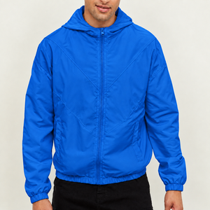 Veste coupe-vent softshell noire pour homme avec logo personnalisé, à capuche, fermeture éclair intégrale, manches longues, coupe-vent, pour sports d'hiver en plein air - Product Image 6