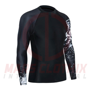 Top High Quality Breathable <b>Men</b> Long Sleeve Rash Guard Wholesale Prices Sublimation <b>Men</b> <b>Compression</b> <b>Shirt</b> <b>For</b> Sale - Product Image 2