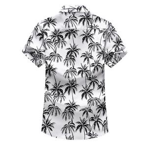 Chemises hawaïennes à manches courtes en satin à imprimé floral pour hommes, vêtements décontractés d'été pour la plage, style vacances - Product Image 3