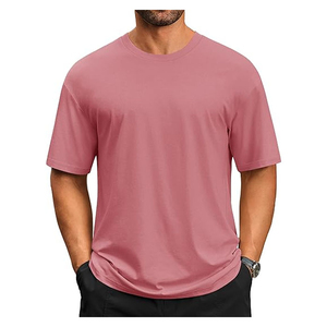 T-shirts pour hommes à manches courtes, coupe ajustée, 100% coton jersey, col rond, nouvelle collection été, haute qualité, dernier design - Product Image 2