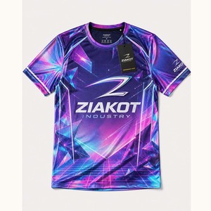 เสื้อยืดพิมพ์ลาย 3 มิติ แบบกำหนดเองสำหรับอุตสาหกรรมขายส่ง ลายต้นปาล์มฮาวาย สีดำ สีเขียวอมฟ้า สีชมพู - Product Image 6