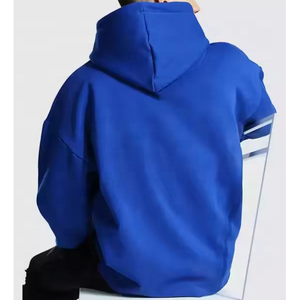 Sudadera con Capucha Personalizada de Felpa Francesa Gruesa para Hombre, 400 GSM, Algodón, Diseño sin Cordones - Product Image 3