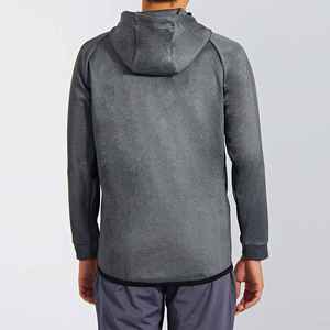 High Quality Men Pullover <b>Hoodie</b> Polyester/Cotton Print Breathable Quick Dry Outdoor <b>Running</b> Wear - Product Image 4