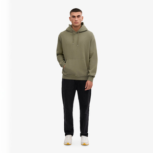 2026 High Quality Unisex Winter Embroidered Drop Shoulder Oversized <b>Thick</b> <b>Fleece</b> Cotton Polyester Eco-Friendly Men's Hoodie - Product Image 4