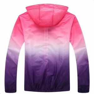 Veste de sport d'hiver légère en toile enduite, à capuche, en polyester imperméable, résistante aux UV, pour la course à pied, la randonnée et le cyclisme - Product Image 6
