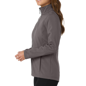 Mejor fabricante de ropa, chaquetas softshell para mujer con MOQ bajo, venta al por mayor, nuevo diseño, impresión de logotipo personalizado, chaquetas softshell para mujer - Product Image 3