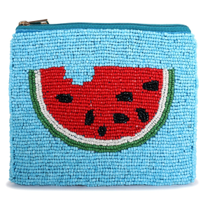 Porte-monnaie brodé fait main, coloré et perlé pour enfants et adolescents, forme personnalisée, portefeuille de voyage avec fermeture éclair, motif de dessin animé - Product Image 3