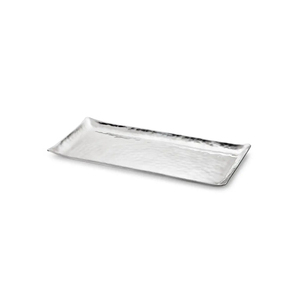Bandeja de Servicio Redonda de Acero Inoxidable Personalizada con Asas Integradas, Plato de Servicio Metálico Moderno para Hotel y Restaurante - Product Image 2