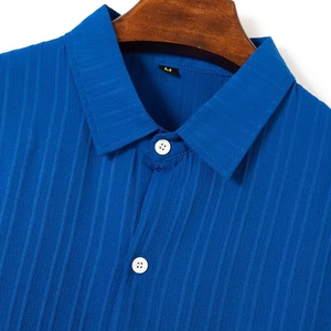 ชุดเซ็ต 2 ชิ้นสำหรับผู้ชาย เสื้อยืดแขนสั้น กางเกงขาสั้นผ้าทอ สไตล์วินเทจ เป็นมิตรกับสิ่งแวดล้อม สำหรับฤดูร้อน ลำลอง กิจกรรมกลางแจ้ง วันหยุด สไตล์สตรีท - Product Image 5