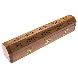Artisan Wooden Incense Storage Box <b>Elephant</b> Inlay Jali Lid Handcrafted Aromatherapy Holder for Home <b>Decor</b> and Meditation - Product Image 3