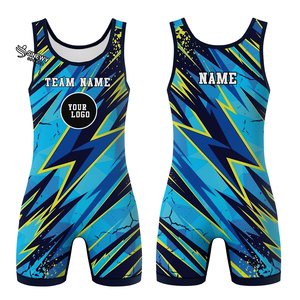 SINEWY SPORTS - Conjunto de Singlet Personalizado para MMA y Lucha Libre, Sublimado, Ajustado, Transpirable, de Secado Rápido, Unisex, para Adultos - Product Image 2