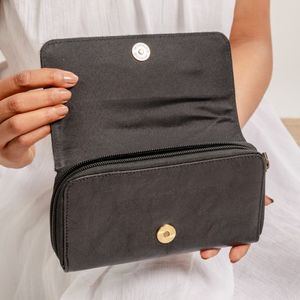 Cartera de Moda para Mujer, de Cuero Genuino de Alta Calidad, Diseño Floral Hecho a Mano, Estilo Vintage, Portátil - Product Image 6