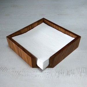 Porte-serviettes et porte-mouchoirs en bois artisanal, écologique et luxueux, pour hôtels et restaurants - Product Image 3