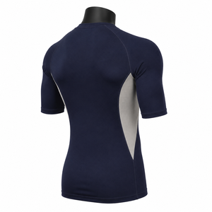 Camiseta de Compresión Personalizada para Hombre, Manga Corta, Secado Rápido, para Gimnasio, Fitness, Protección contra Rozaduras, Entrenamiento Atlético, Ropa Deportiva - Product Image 5