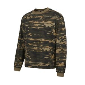เสื้อสเวตเชิ้ตลายพรางไทเกอร์สไตรป์ แขนยาว คอกลม ผ้าคอตตอนหนานุ่ม ทรงหลวมไหล่ตก สไตล์สตรีทแวร์ - Product Image 4